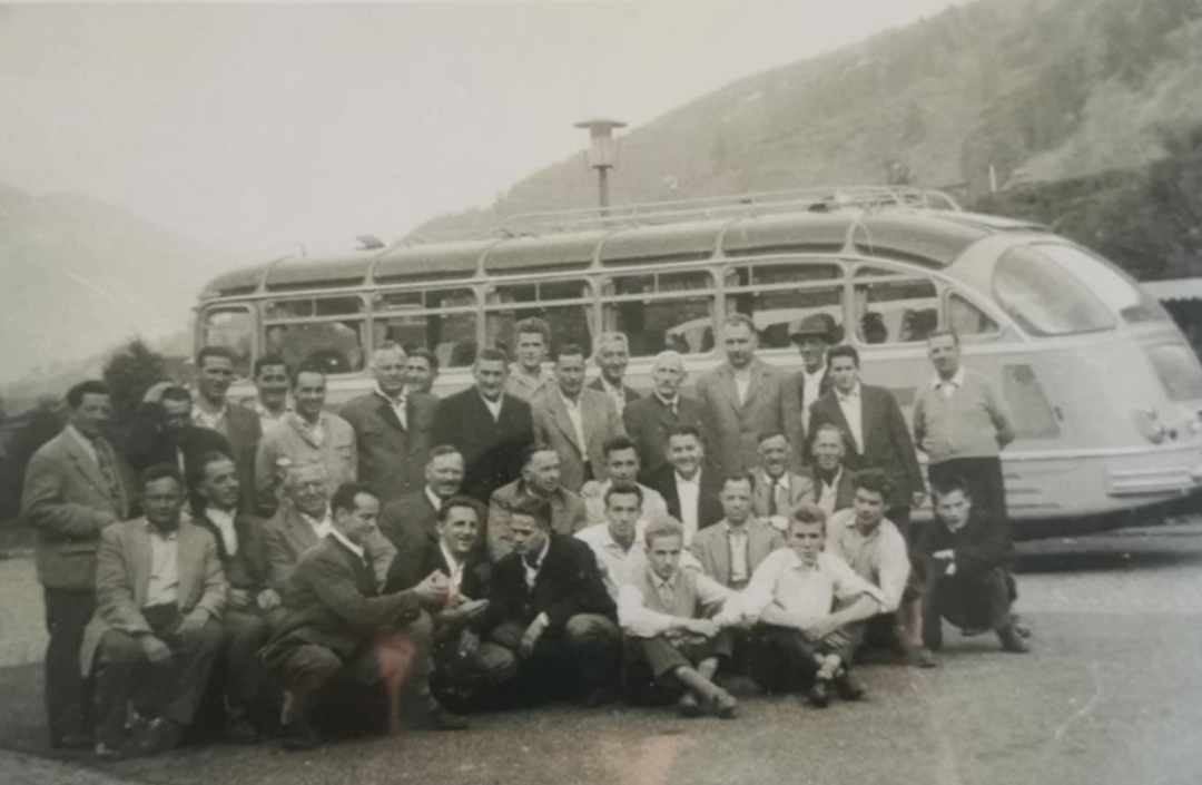 Busausflug der Feuerwehr Mühlau im Jahre 1959